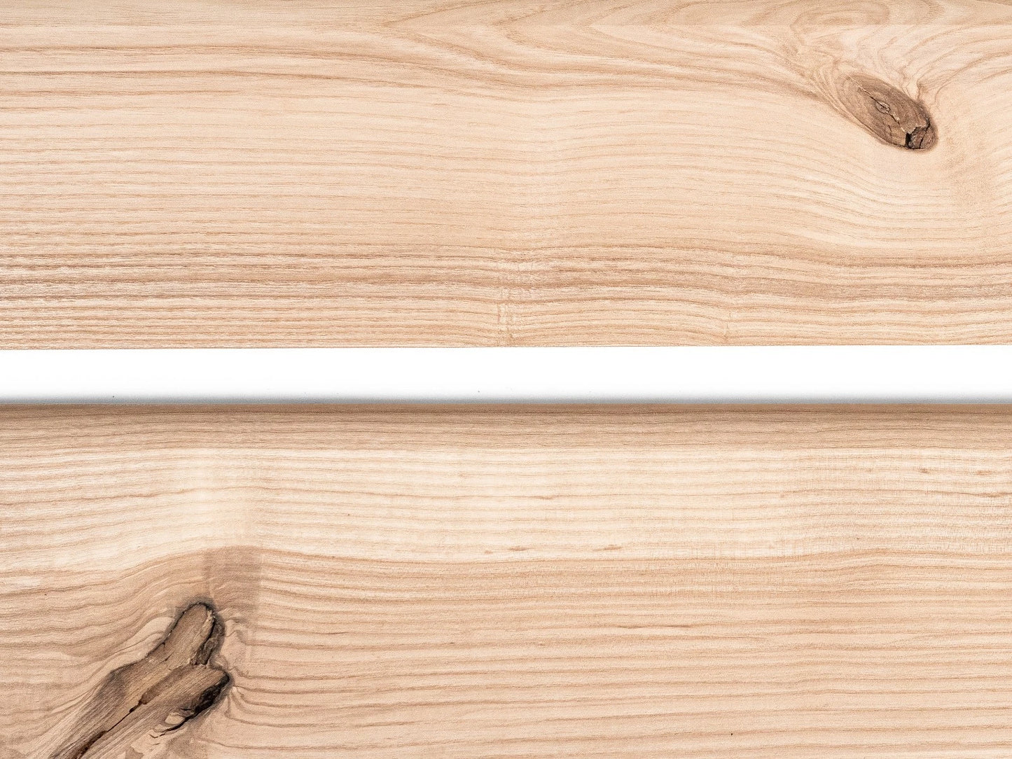 Solid Skirting Board Ash Rustic 24x100mm unfinished 2000 mm with radius 20mm without filling