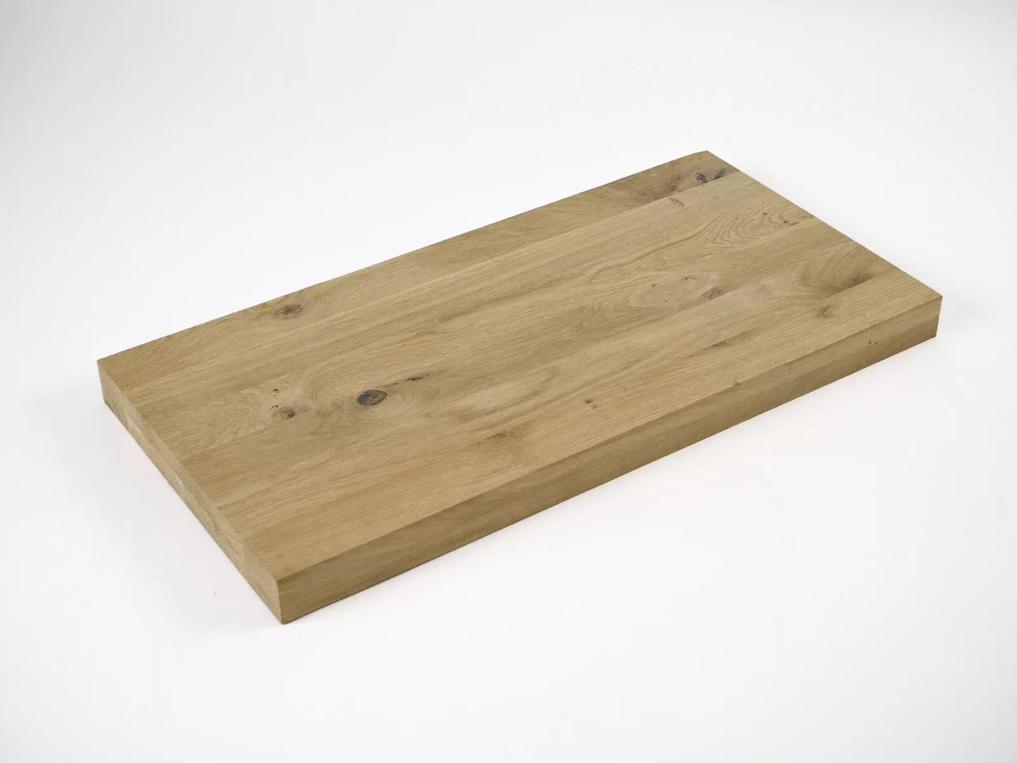 Līmēta masīvkoks plātne DIY Ozols Rustic, pilnas lameles, 40 mm, 2-kārt