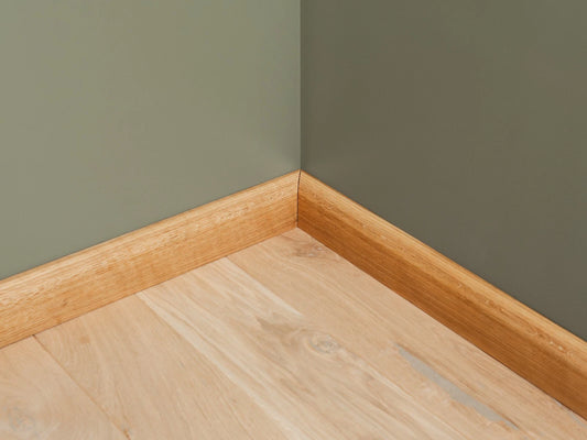 Grīdlīstes Ozols A/B 18x70mm Lakots (matēts) 0,8-1,8m ar rādiusu 20mm