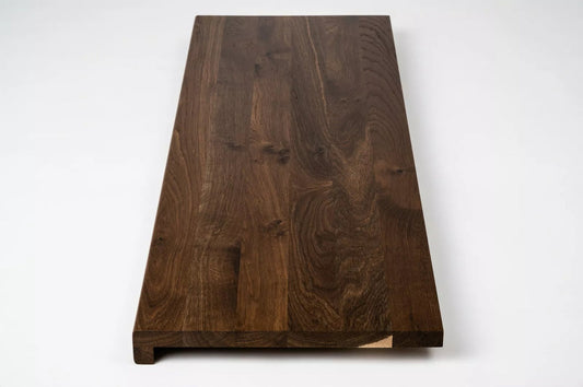 Trepju pakāpiens, palodze, Kūpināts Ozols, Rustic, pilnas lameles, 26 mm, eļļots ar bezkrāsas cietā vaska eļļu