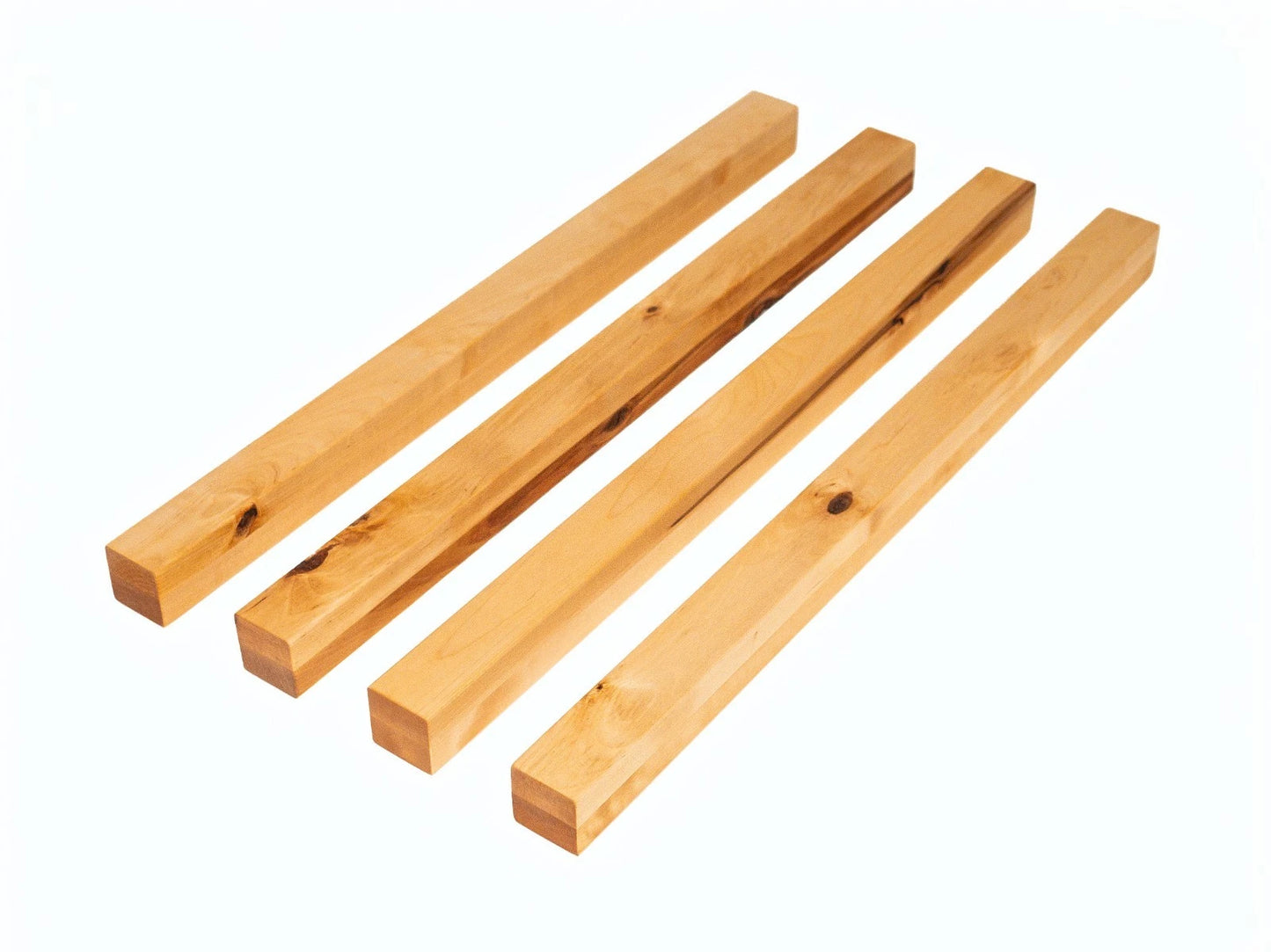 Līmētās bērza koka brusas Rustic 50x50 mm dabīgi eļļots