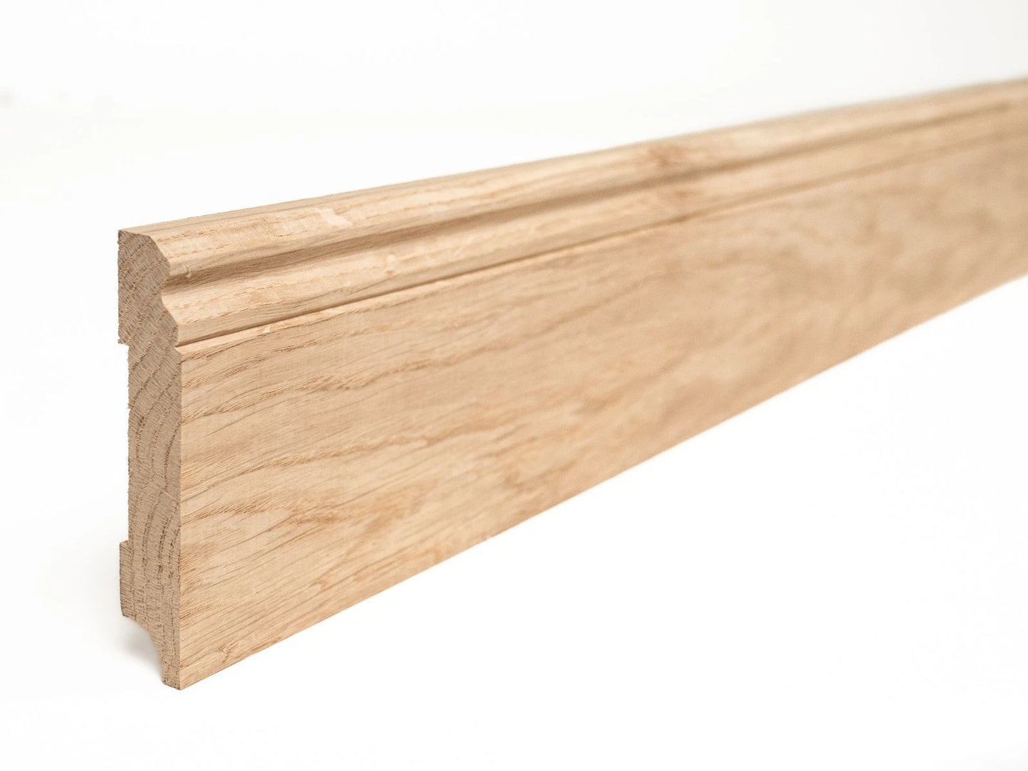 Grīdlīstes Ozols A/B 20x110mm bez virsmas apstrādes 1,5-2,5m Hamburgas profils