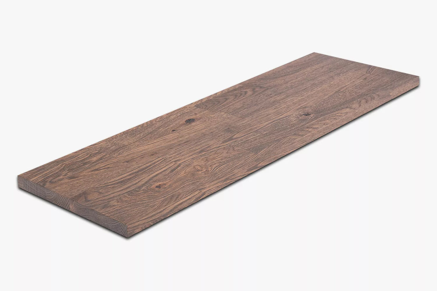 Plaukts, trepju pakāpiens, pretpakāpiens, palodze, Ozols Rustic, audzētas lameles, 26 mm, eļļots Grafīta tonī