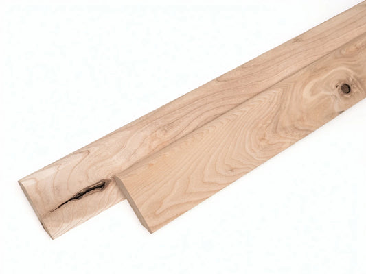 Grīdlīste Osis Rustic 24x80mm eļļots ar cietā vaska eļļu tonī Dabīgi balts 2000 mm ar rādiusu 20mm nešpaktelēta