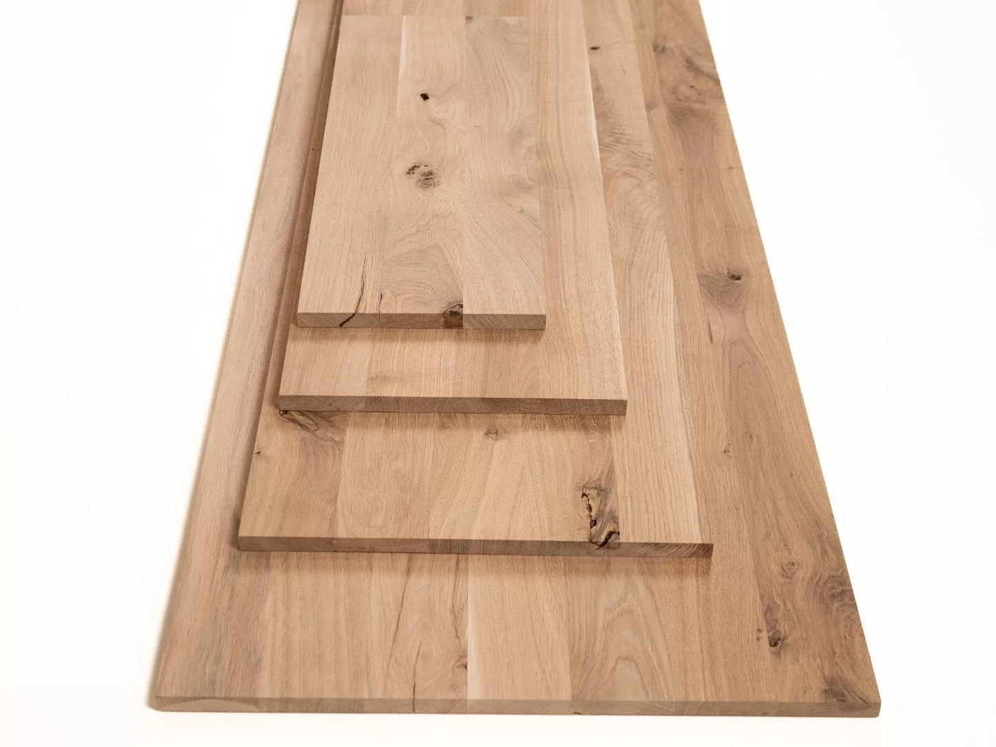 Līmēta masīvkoks plātne DIY Ozols Rustic, pilnas lameles fixētā platumā, 16mm