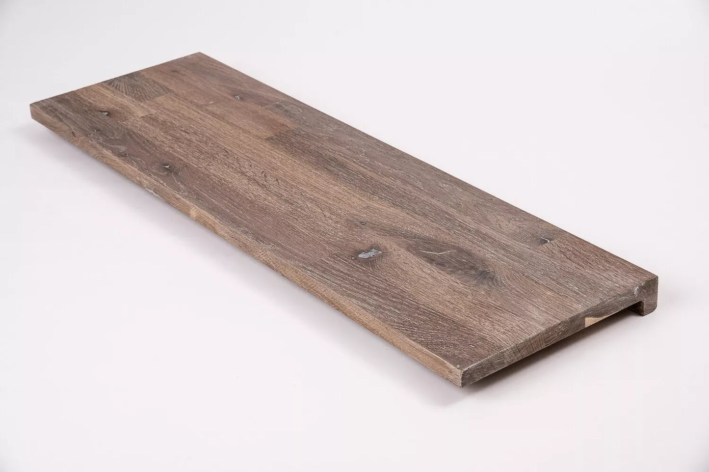 Trepju pakāpiens, palodze, Kūpināts Ozols, Rustic, audzētas lameles, 20 mm, Balti eļļots