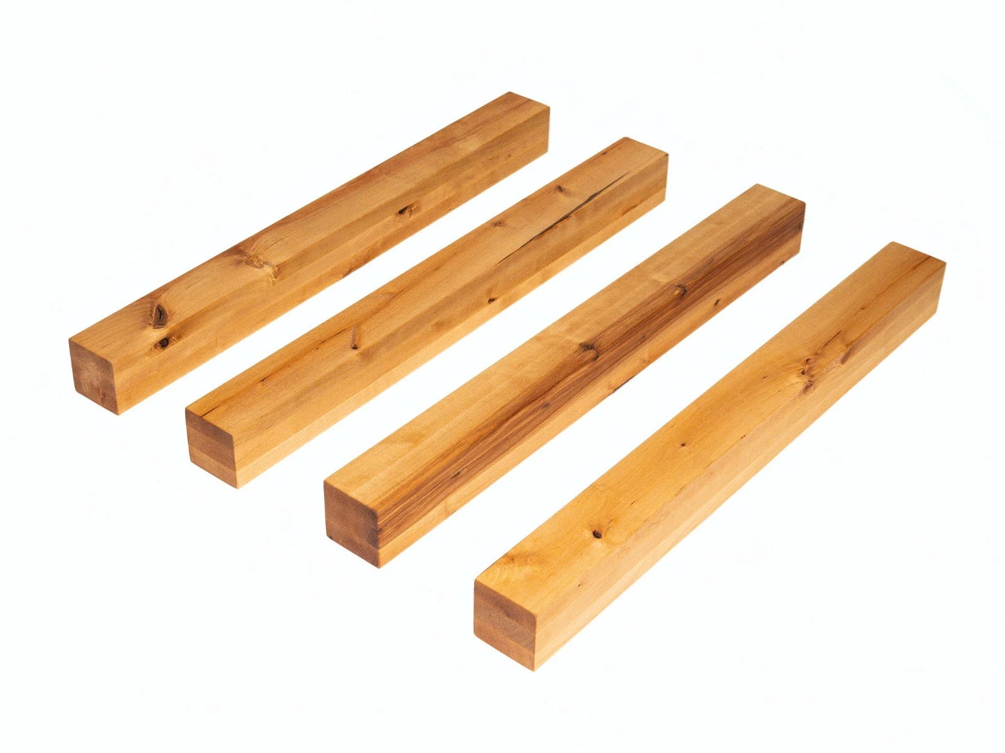 Līmētās bērza koka brusas Rustic 70x70 mm dabīgi eļļots