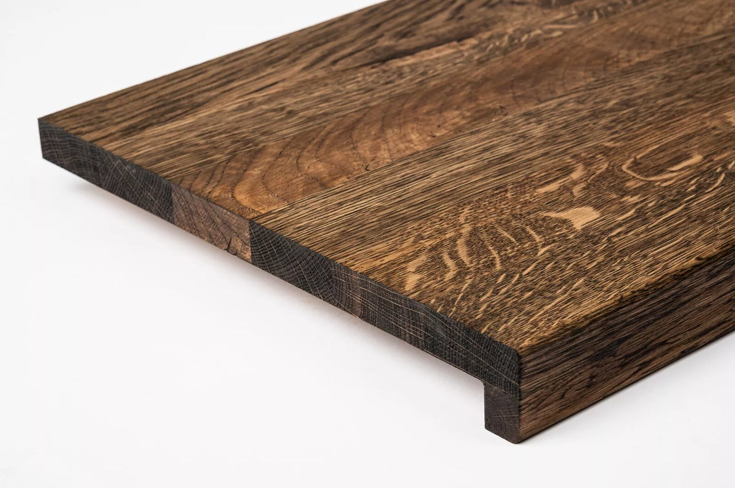 Trepju pakāpiens, palodze, Ozols Rustic, pilnas lameles, 16mm, eļļots tonī Kūpināts Ozols