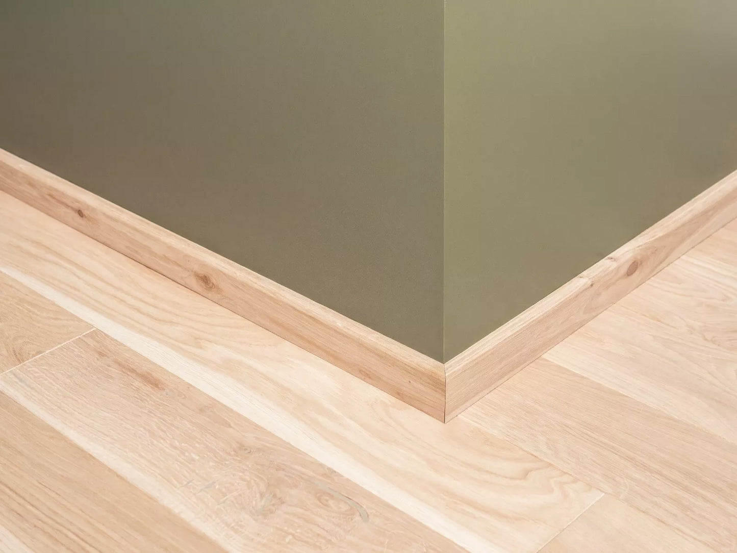 Solid skirting Oak Rustic, 16x50x1500-2500mm, Filled