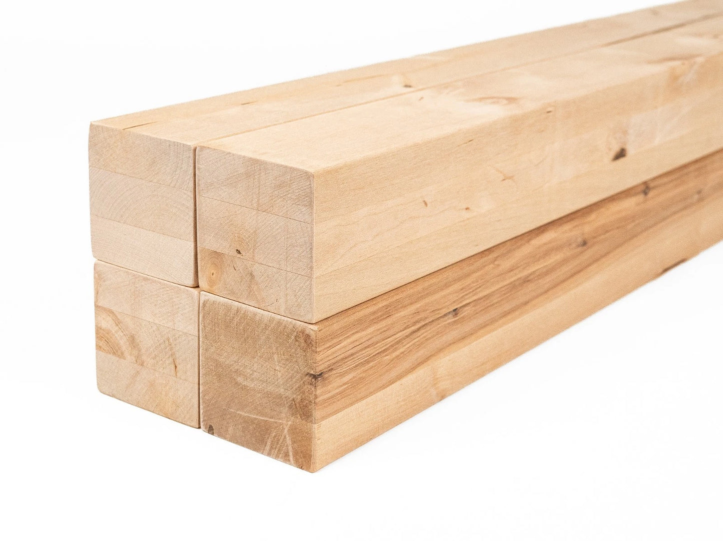 Līmētās bērza koka brusas Rustic 70x70 mm eļļots ar cietā vaska eļļu tonī Dabīgi balts