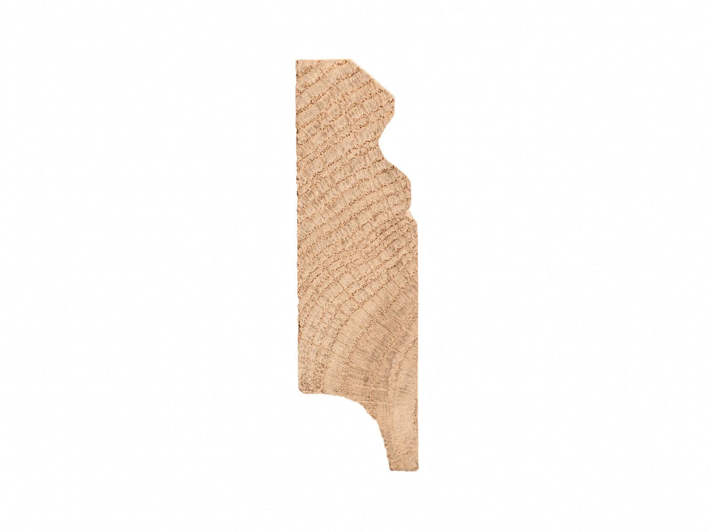 Grīdlīstes Ozols Rustic 20x70mm bez virsmas apstrādes 0,8-1,5m Hamburgas profils