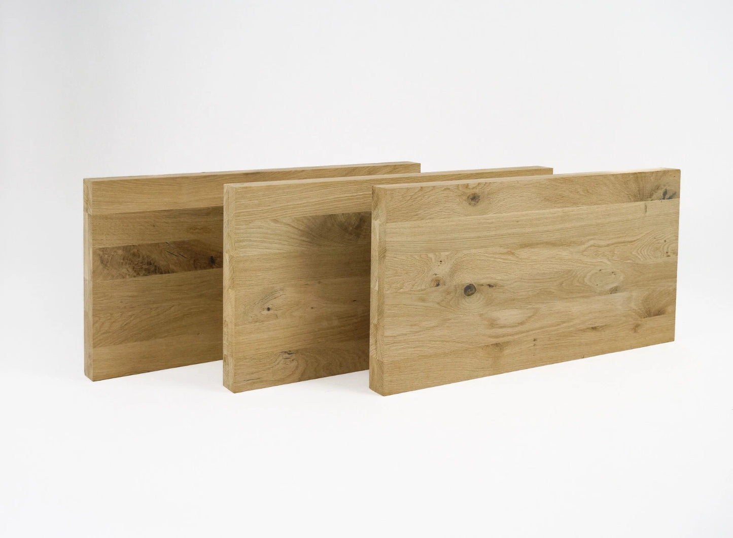 Līmēta masīvkoks plātne DIY Ozols Rustic, pilnas lameles, 40 mm, 2-kārt