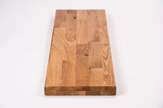 Plaukts, trepju pakāpiens, pretpakāpiens, palodze, Ozols Rustic, audzētas lameles, 40 mm, 2-kārt, Lakots (matēts)