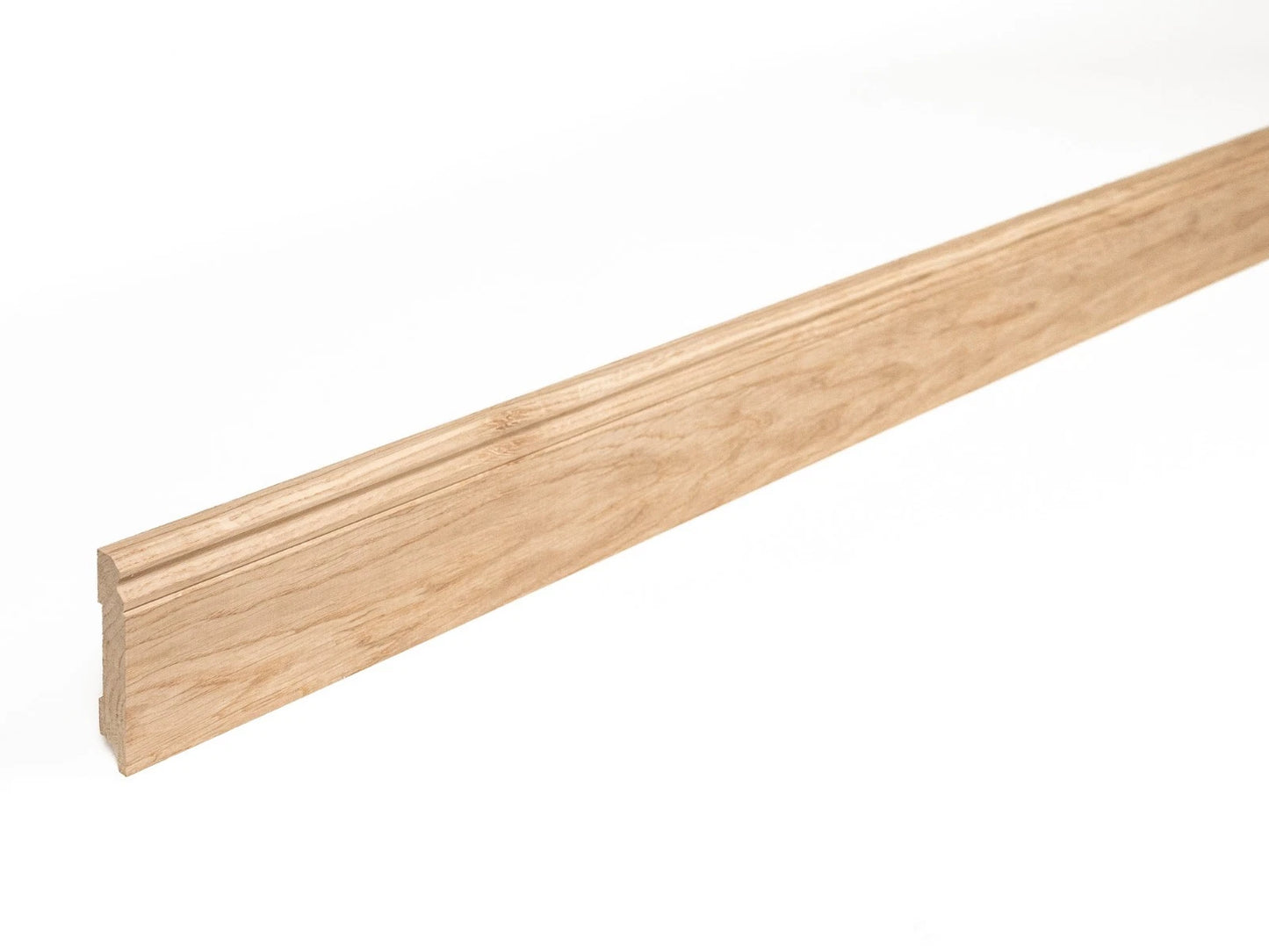 Grīdlīstes Ozols A/B 20x110mm bez virsmas apstrādes 1,5-2,5m Hamburgas profils