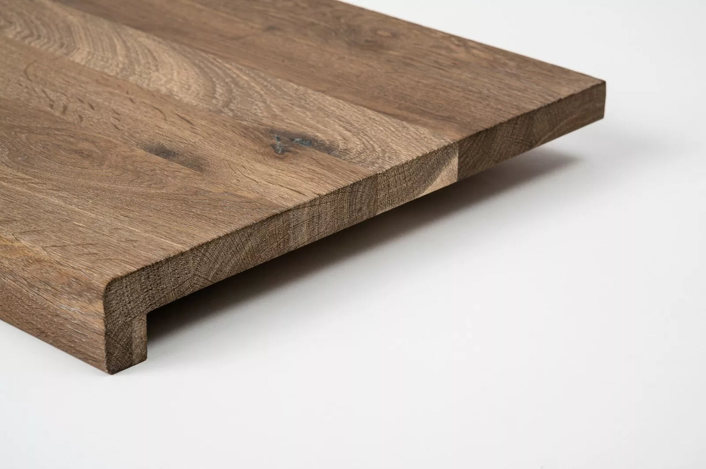 Trepju pakāpiens, palodze, Kūpināts Ozols, Rustic, pilnas lameles, 26 mm, eļļots ar cietā vaska eļļu tonī Dabīgi balts