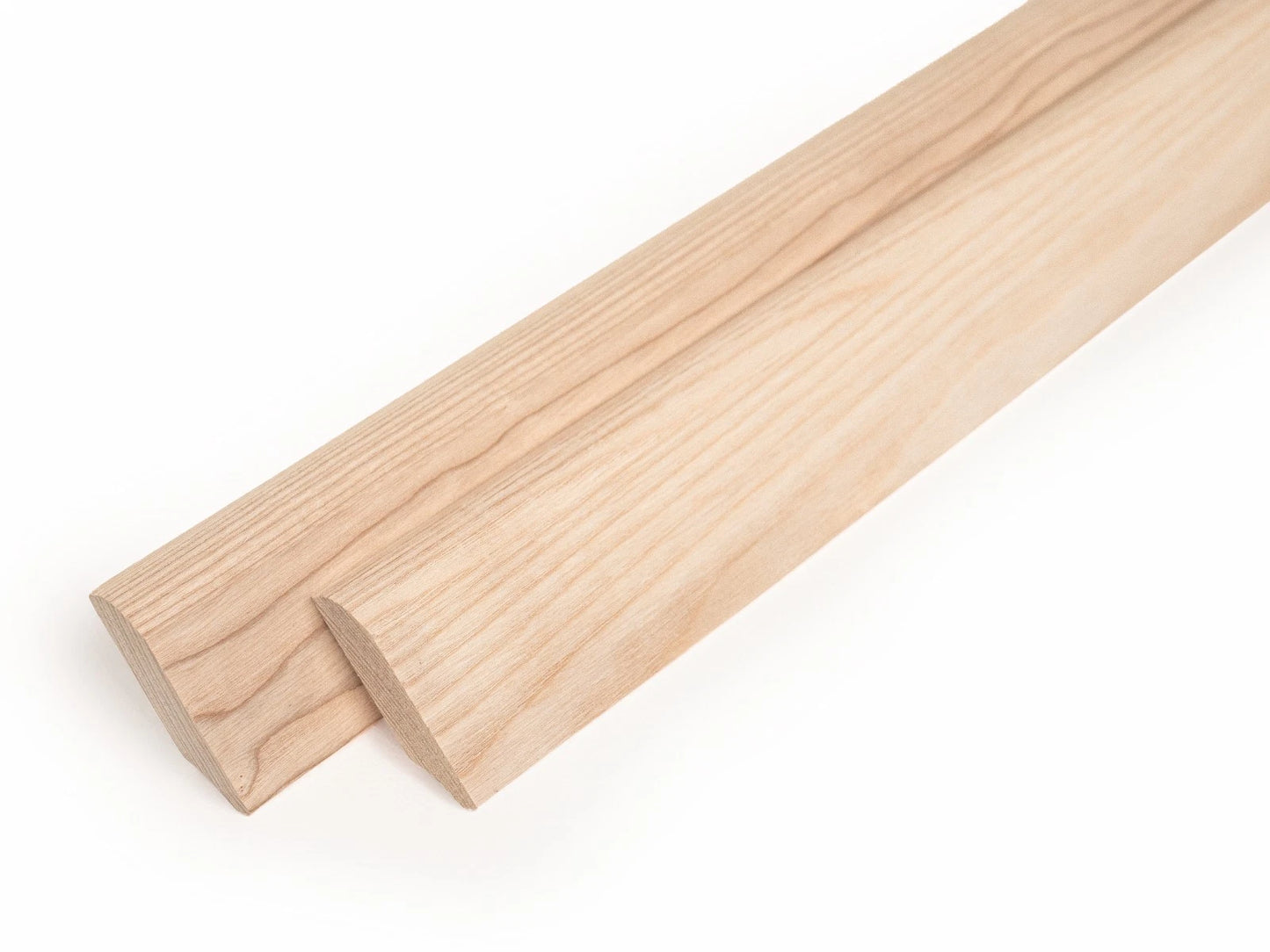 Grīdlīste Osis A/B 24x60mm eļļots ar cietā vaska eļļu tonī Dabīgi balts 2000 mm ar rādiusu 20mm