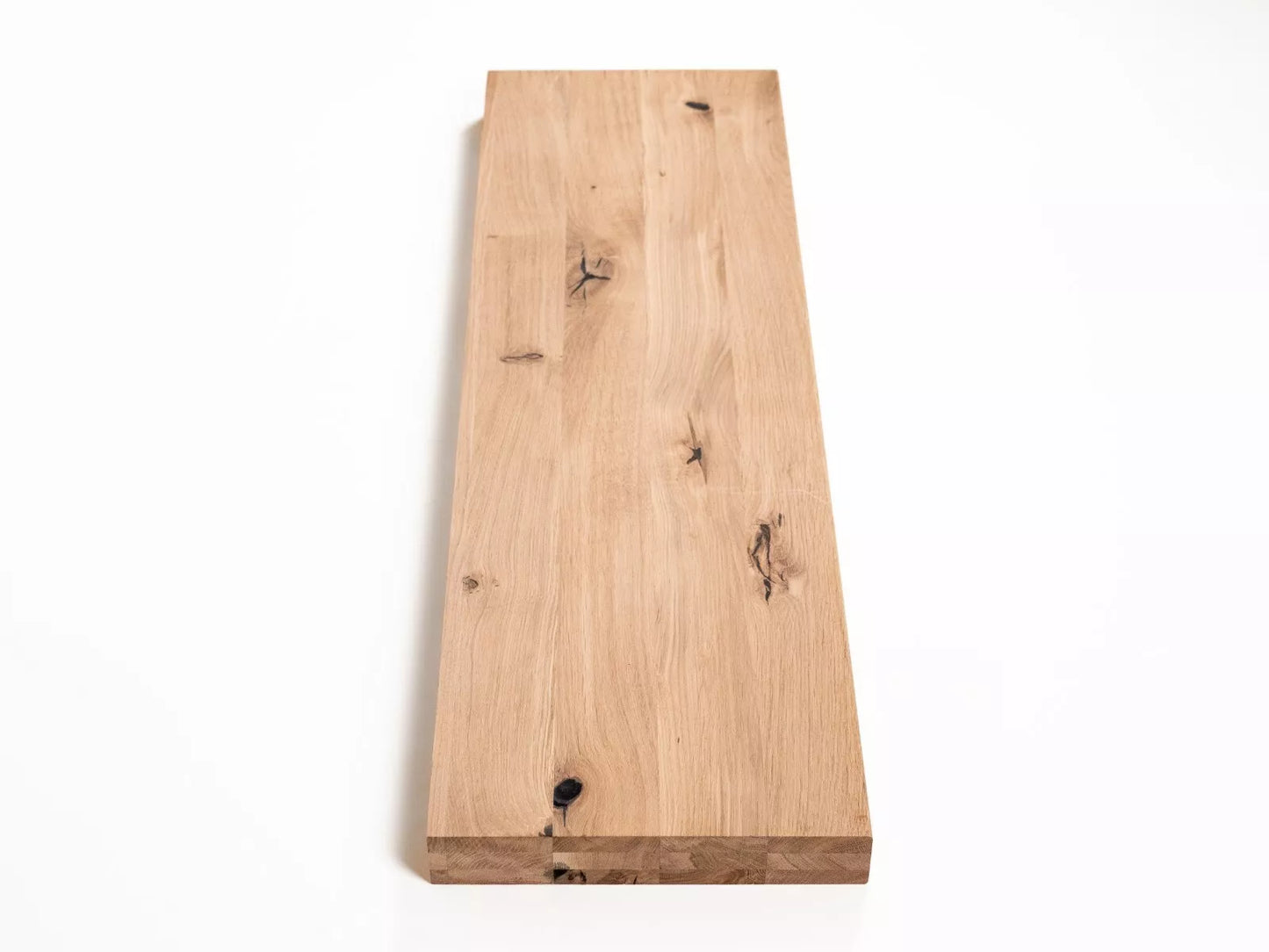 Plaukts, trepju pakāpiens, pretpakāpiens, palodze, Ozols Rustic, pilnas lameles, 52 mm, 3-kārt, bez virsmas apstrādes