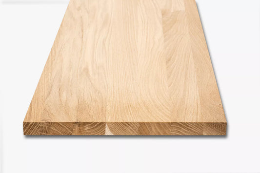 Līmēta masīvkoks plātne DIY Ozols A/B, pilnas lameles fixētā platumā, 20mm