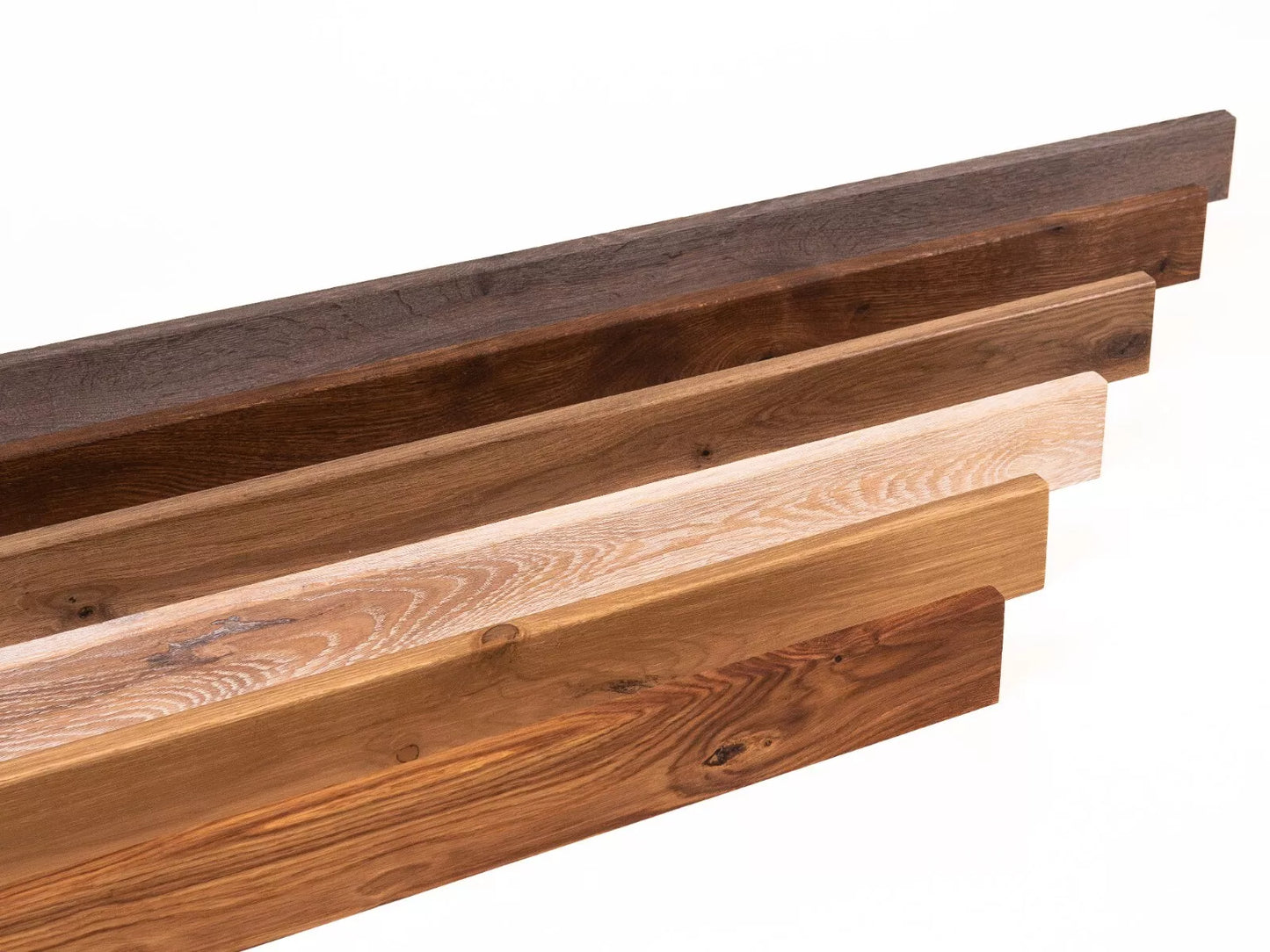 Grīdlīste Ozols Rustic, 18x70x2000mm ar rādiusu, eļļots Bronzas tonī, špaktelēta