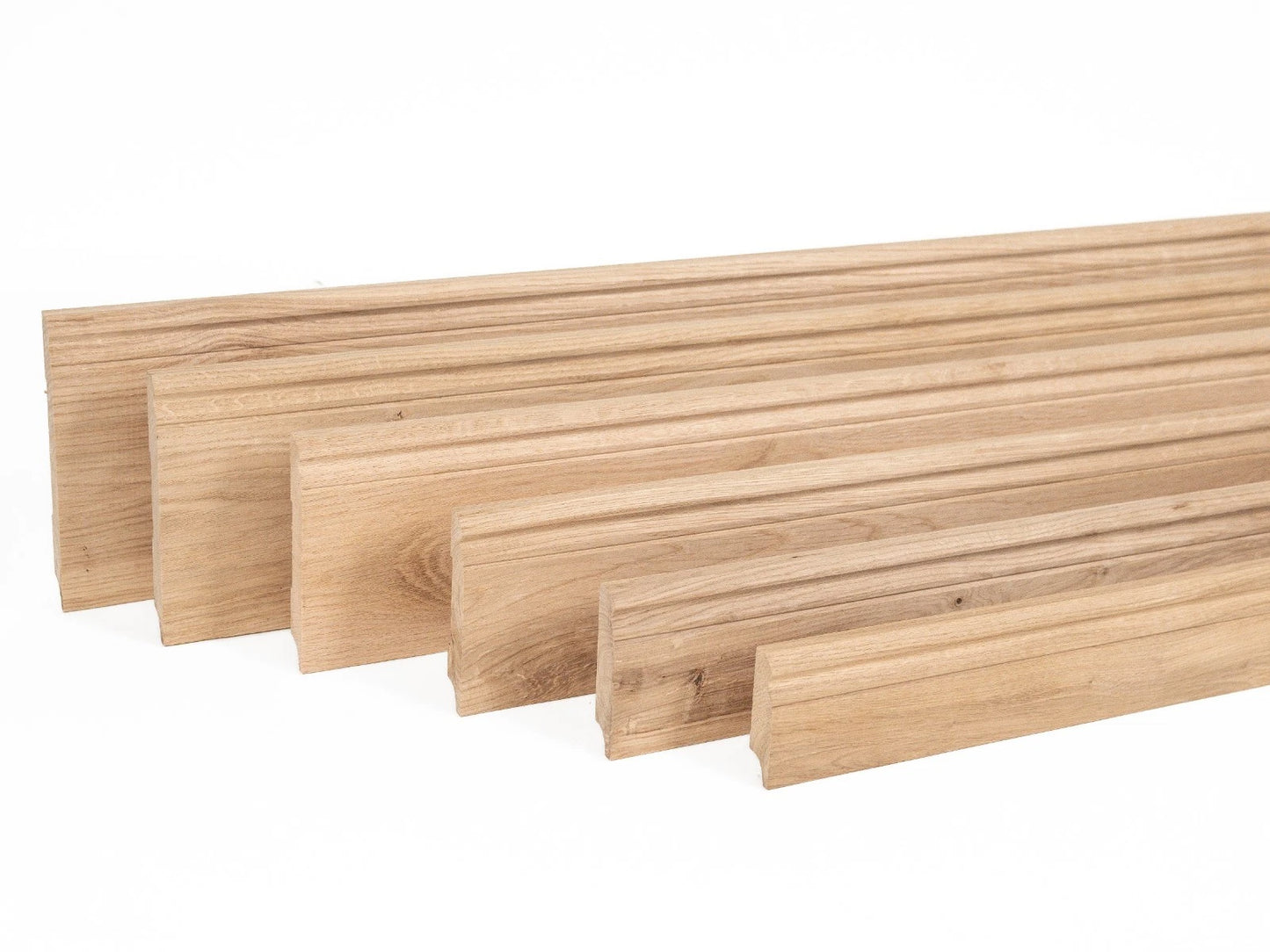 Grīdlīstes Ozols Rustic 20x70mm bez virsmas apstrādes 0,8-1,5m Hamburgas profils