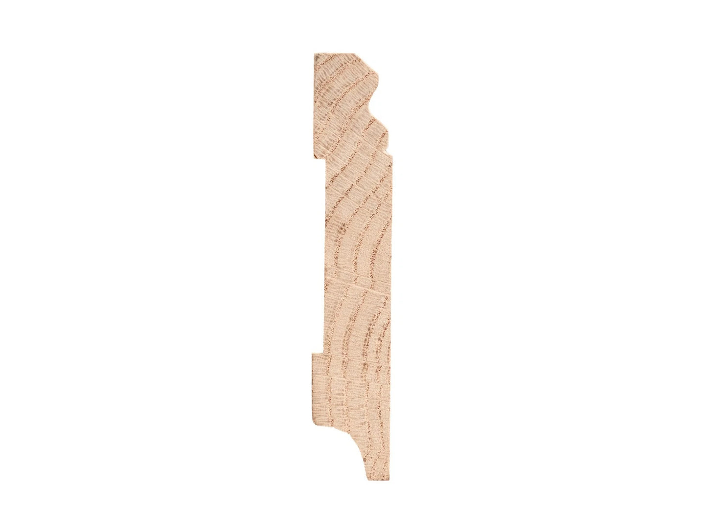 Grīdlīstes Ozols A/B 20x130mm bez virsmas apstrādes 1,5-2,5m Hamburgas profils