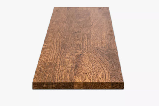 Plaukts, trepju pakāpiens, pretpakāpiens, palodze, Ozols Rustic, audzētas lameles, 26 mm, eļļots tonī Antique