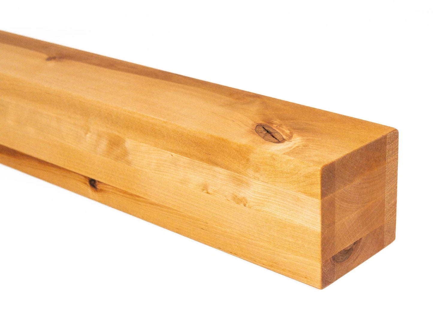 Līmētās bērza koka brusas Rustic 100x100 mm dabīgi eļļots