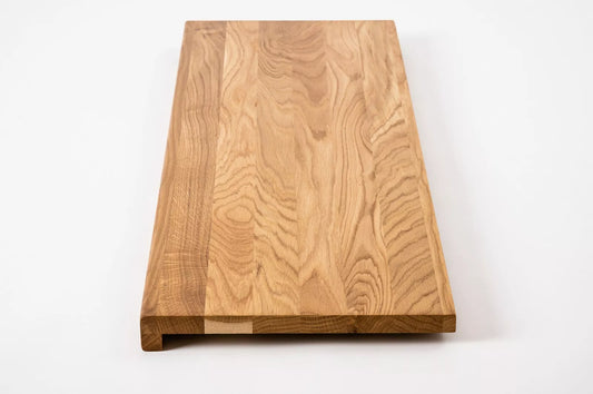 Trepju pakāpiens, palodze, Ozols A/B, pilnas lameles, 16 mm, Lakots (matēts)