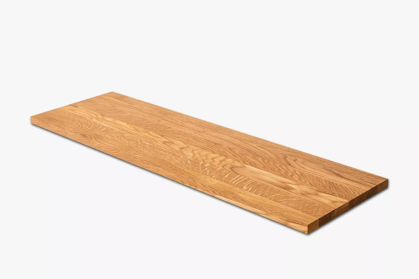 Shelf Stair tread Riser Windowsill Oak A/B, full stave lamellas, 20 mm, Natural oil