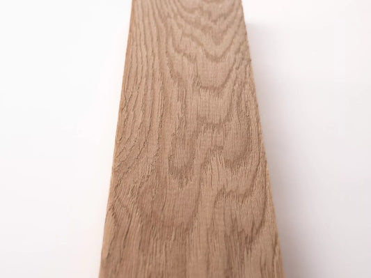 Solid Skirting Board Oak Rustic, 18x70x2000mm with radius, unfinished, without filling, brushed