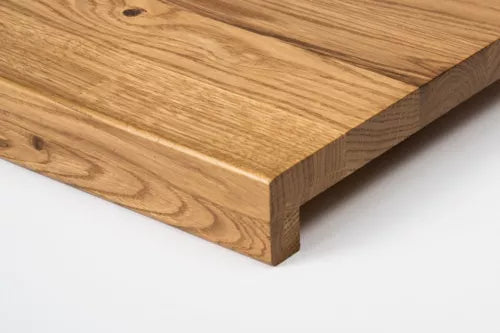 Trepju pakāpiens, palodze, Ozols Rustic, pilnas lameles, 16mm, eļļots Bronzas tonī