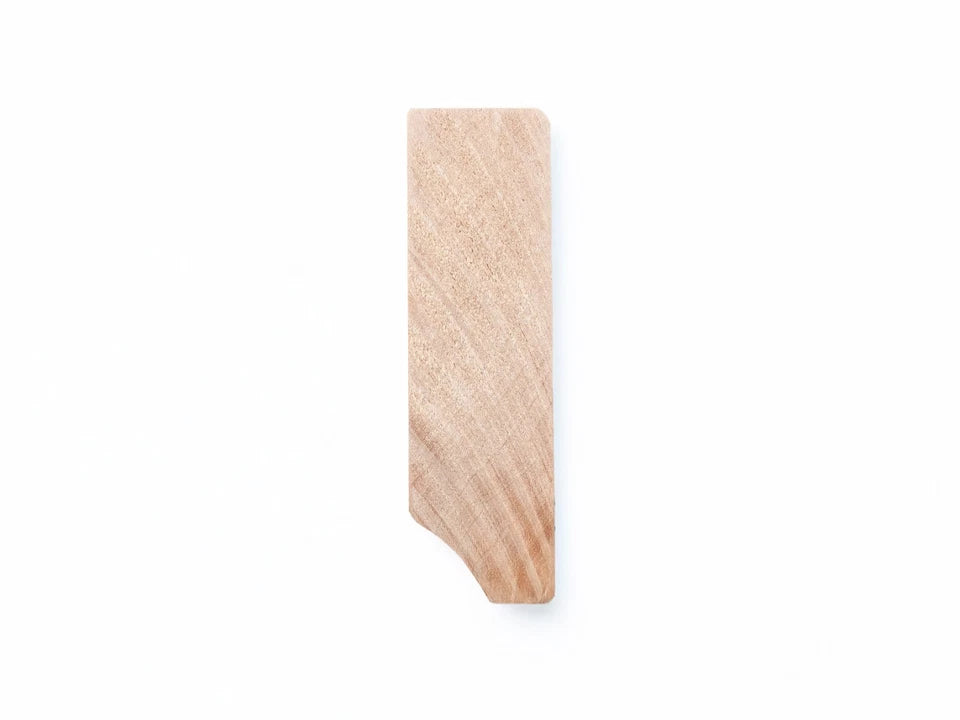 Solid Skirting Board Birch Rustic 24x80mm Natural oil 2000 mm with radius 5mm without filling