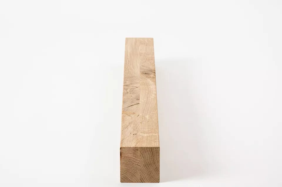 Līmētās ozola koka brusas Rustic 80x80 mm bez virsmas apstrādes