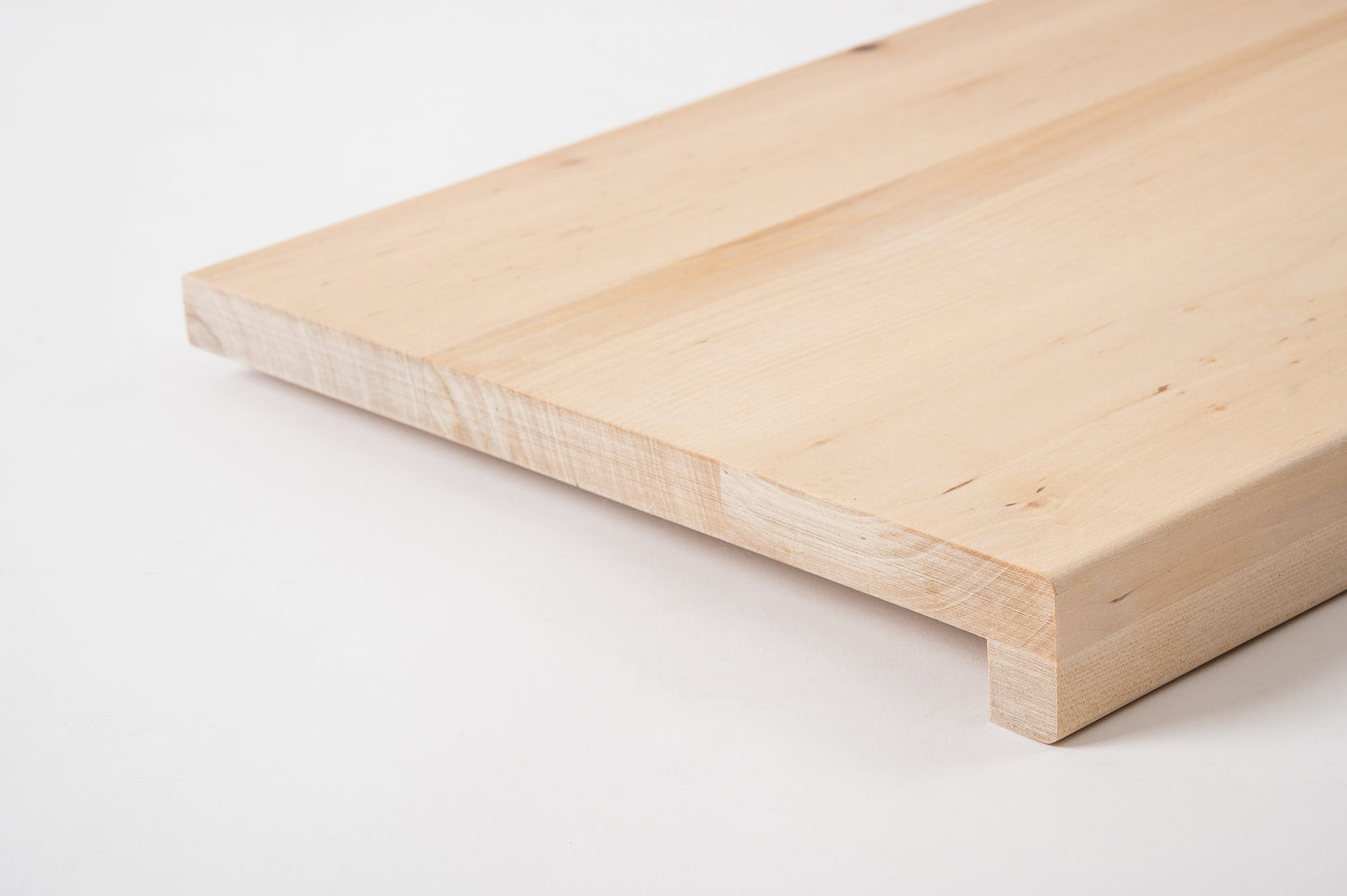 Trepju pakāpiens, palodze, Bērzs Rustic, pilnas lameles, 20 mm, Balti eļļots