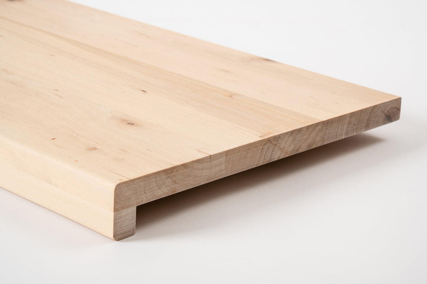 Trepju pakāpiens, palodze, Bērzs Rustic, pilnas lameles, 20 mm, Balti eļļots