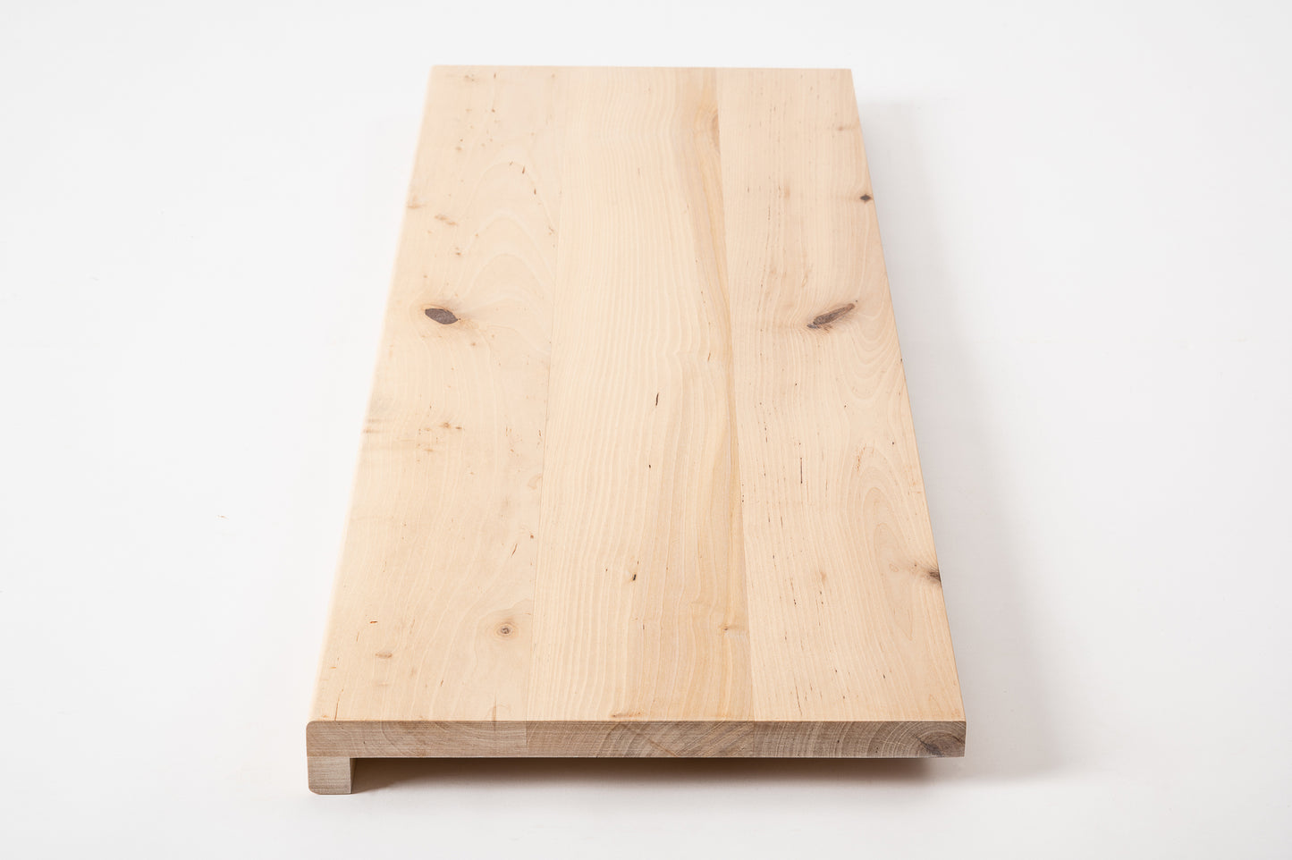 Trepju pakāpiens, palodze, Bērzs Rustic, pilnas lameles, 20 mm, Balti eļļots