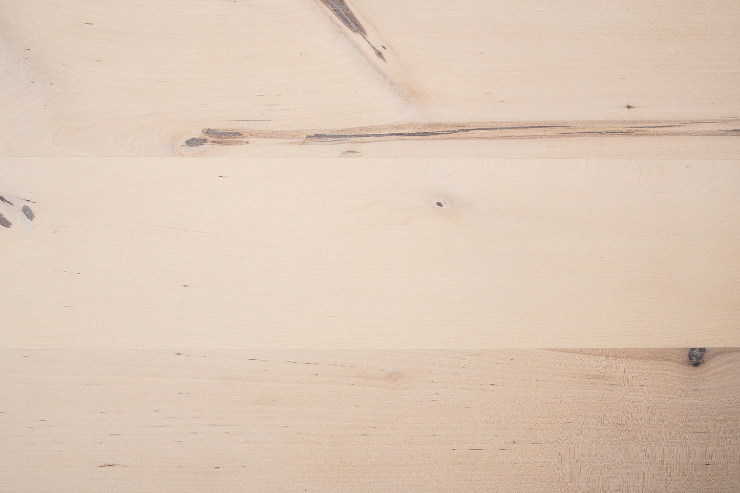 Stair tread Windowsill with overhang Birch Rustic, full stave lamellas, 20 mm, Chalked white oil