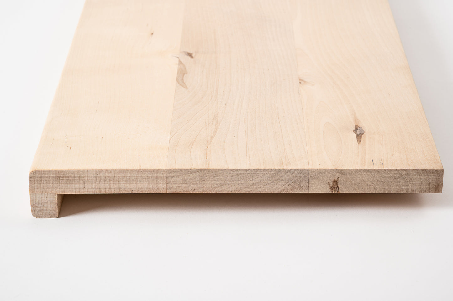 Trepju pakāpiens, palodze, Bērzs Rustic, pilnas lameles, 20 mm, bez virsmas apstrādes