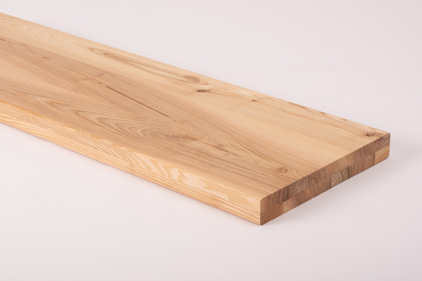 Plaukts, trepju pakāpiens, pretpakāpieni, palodze Osis Rustic, pilnas lameles,  40 mm, 2 slāņu, eļļots ar bezkrāsas cietā vaska eļļu