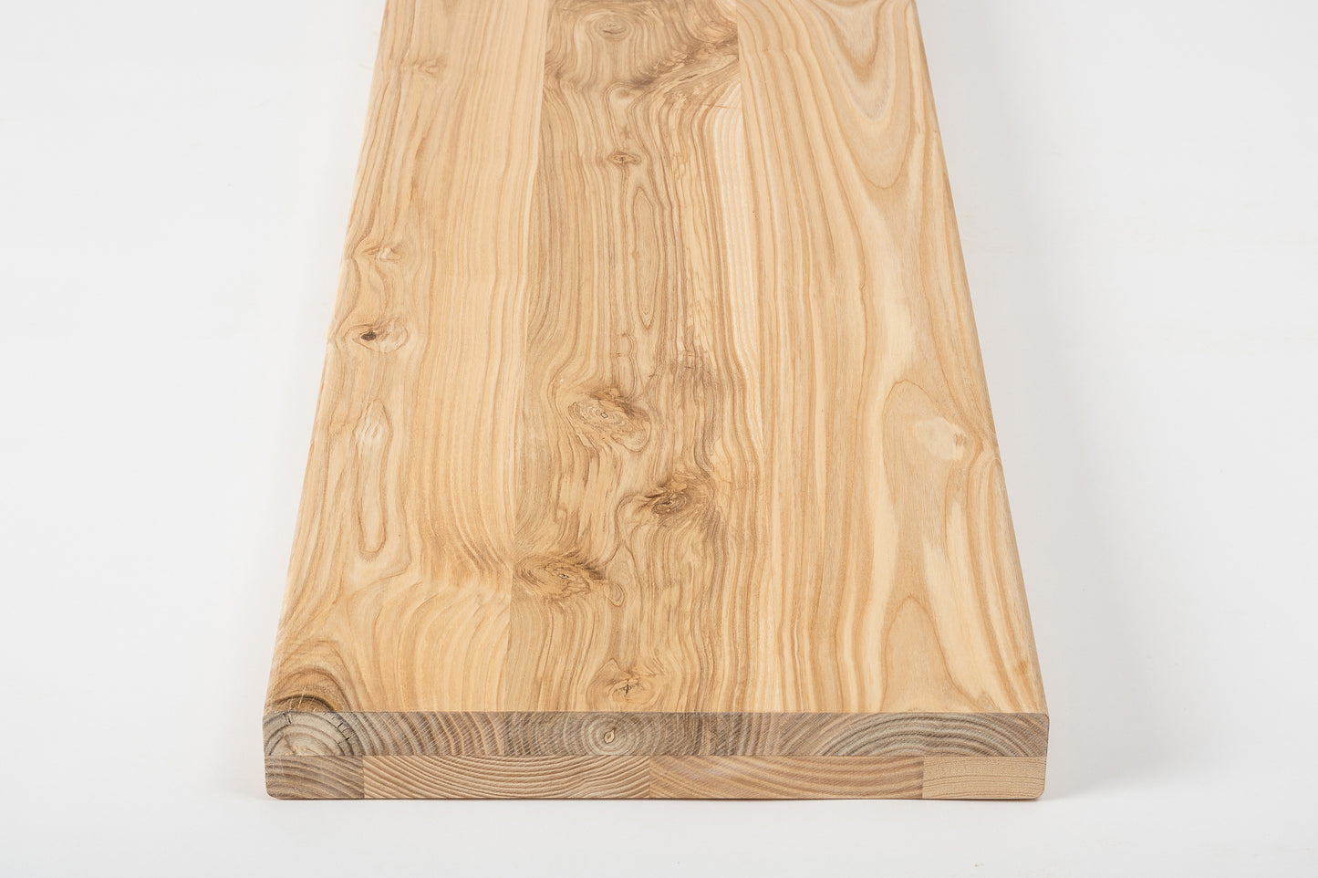 Plaukts, trepju pakāpiens, pretpakāpieni, palodze Osis Rustic, pilnas lameles,  40 mm, 2 slāņu, eļļots ar cietā vaska eļļu tonī Dabīgi balts