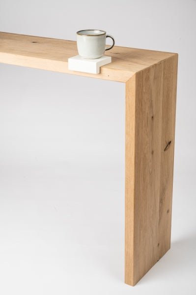 Masīvkoka Ozols Rustic brokastu virsma ar savienojumu, pilnas lameles, 40mm, platums: 900mm