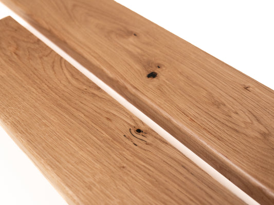 Grīdlīste Ozols Rustic, 18x70x2000mm ar rādiusu, Lakots (matēts), špaktelēta