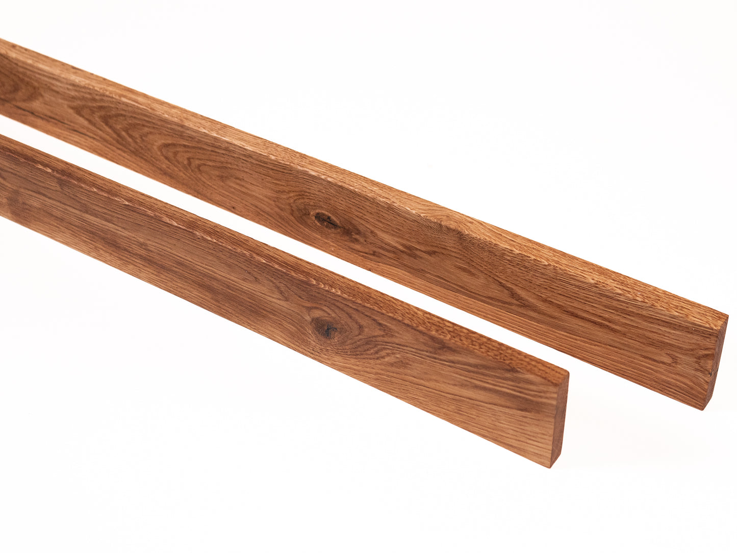 Grīdlīste Ozols Rustic, 18x70x2000mm ar rādiusu, Dabīgi eļļots, špaktelēta, birstēts