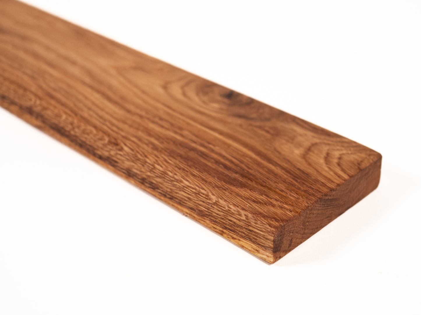 Grīdlīste Ozols Rustic, 18x70x2000mm ar rādiusu, Lakots (matēts), špaktelēta, birstēts