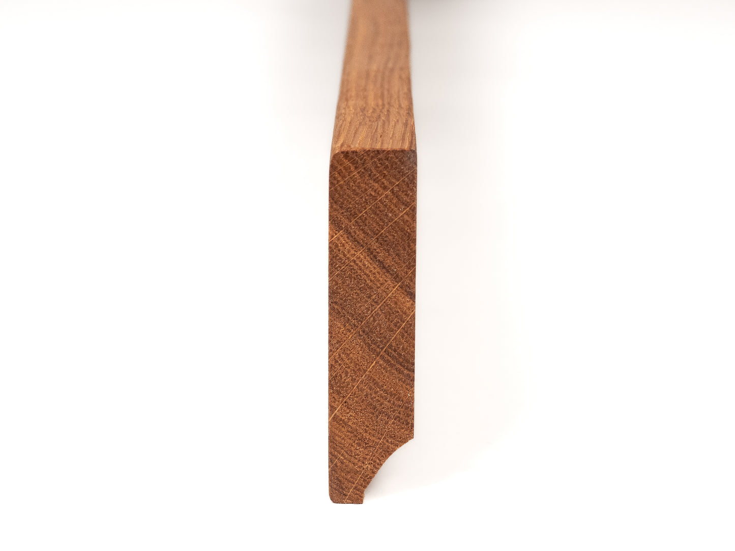 Grīdlīste Ozols Rustic, 18x70x2000mm ar rādiusu, Lakots (matēts), špaktelēta, birstēts