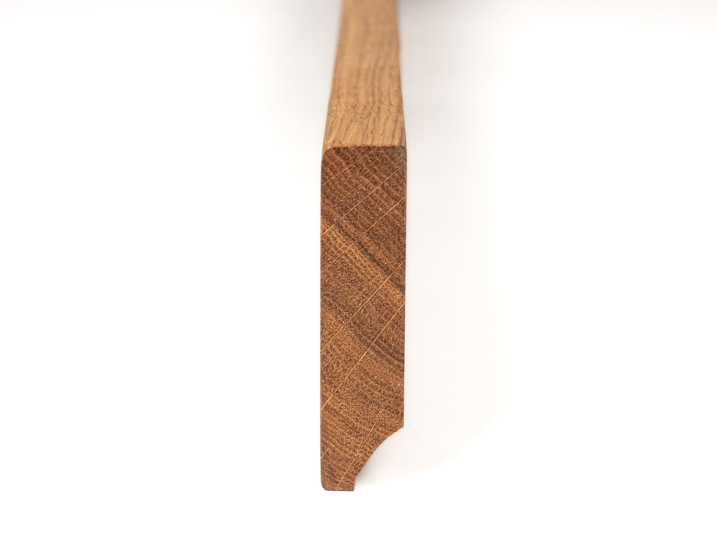 Grīdlīste Ozols Rustic, 18x70x2000mm ar rādiusu, Lakots (matēts), špaktelēta