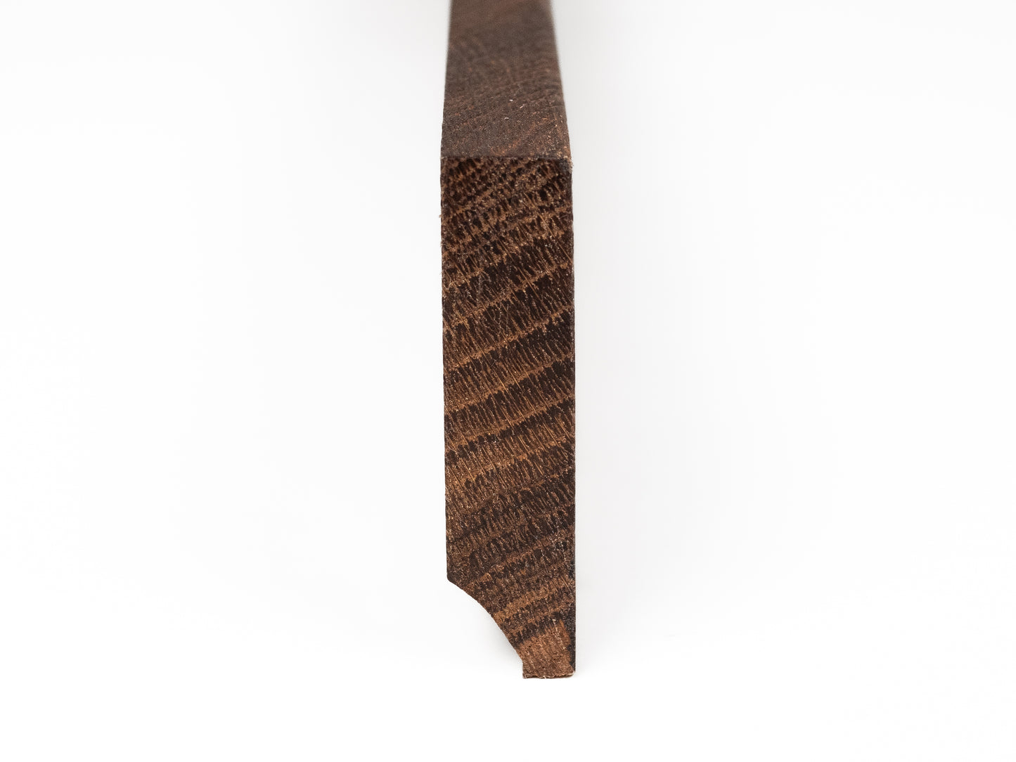 Grīdlīste Kūpināts Ozols Rustic, 18x70x2000mm ar rādiusu, Lakots (matēts), špaktelēta