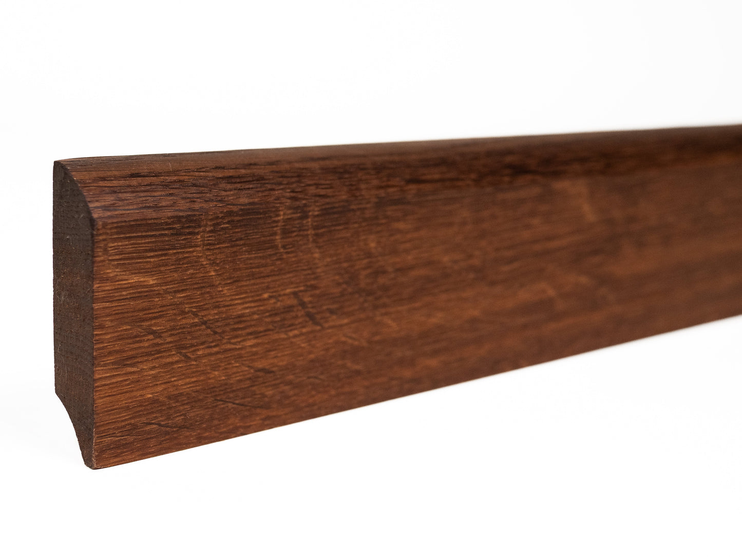 Grīdlīste Kūpināts Ozols A/B 18x70mm Dabīgi eļļots, 0,8-1,8m, ar rādiusu 20mm