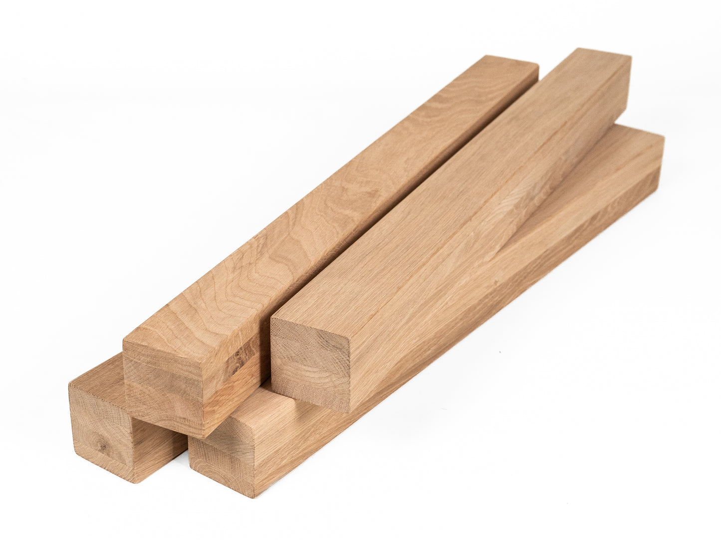 Līmētās ozola koka brusas A/B 70x70 mm bez virsmas apstrādes