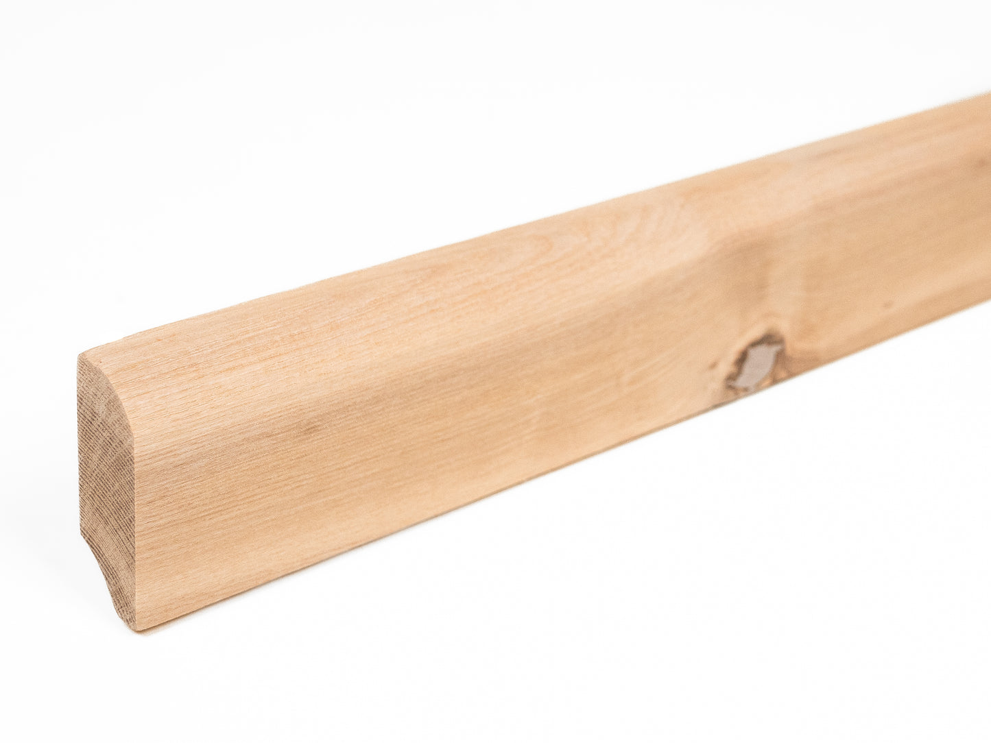 Grīdlīste Osis Rustic 24x60mm bez virsmas apstrādes 2000 mm ar rādiusu 20mm špaktelēta